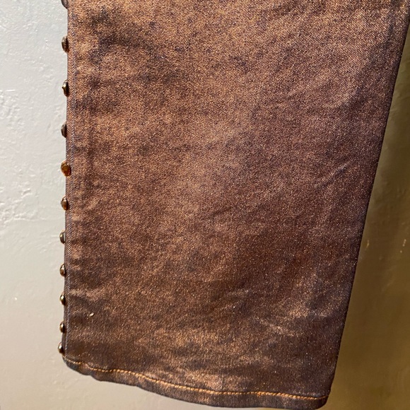 NWOT DG2 by Diane Gilman Copper Color with Embellishments Down the Sides - Picture 4 of 16